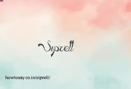 Siprell