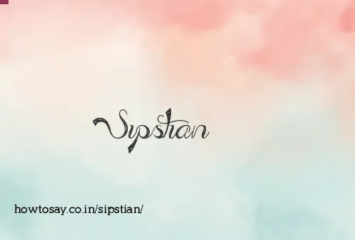 Sipstian