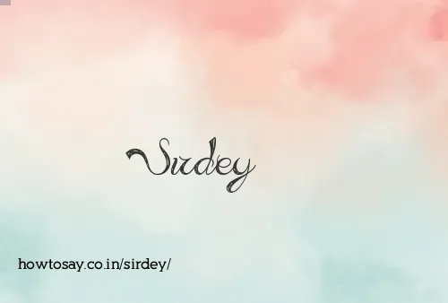 Sirdey