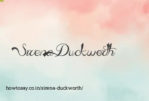 Sirena Duckworth