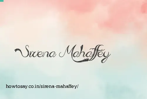 Sirena Mahaffey