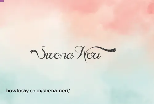 Sirena Neri