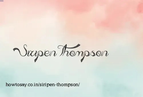 Siripen Thompson