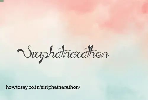 Siriphatnarathon