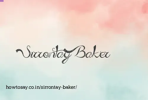 Sirrontay Baker