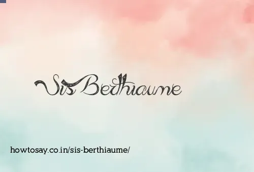 Sis Berthiaume