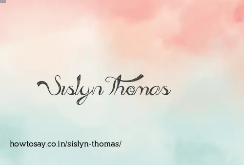 Sislyn Thomas