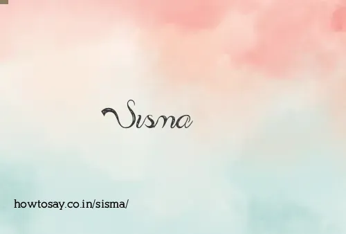Sisma