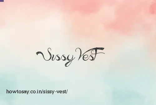 Sissy Vest