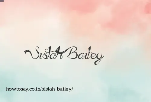 Sistah Bailey