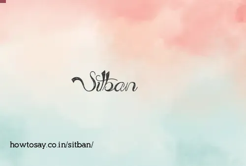 Sitban