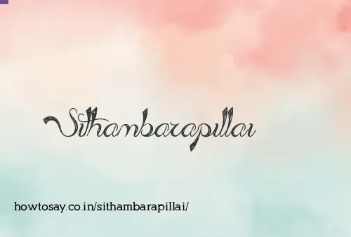 Sithambarapillai