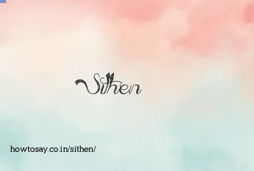 Sithen