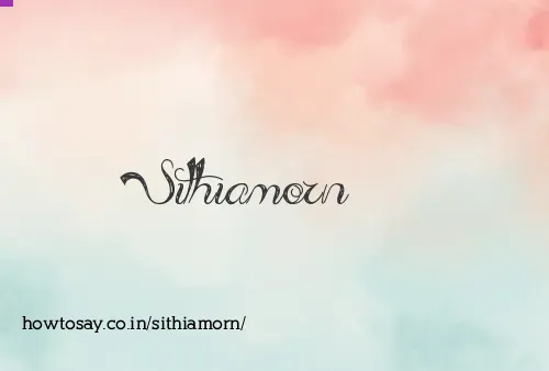 Sithiamorn