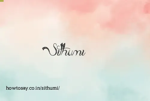 Sithumi