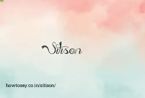 Sitison