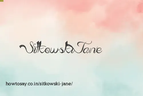 Sitkowski Jane