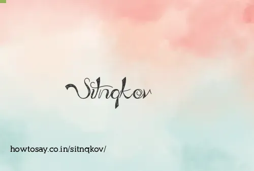 Sitnqkov