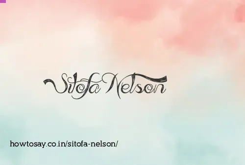 Sitofa Nelson