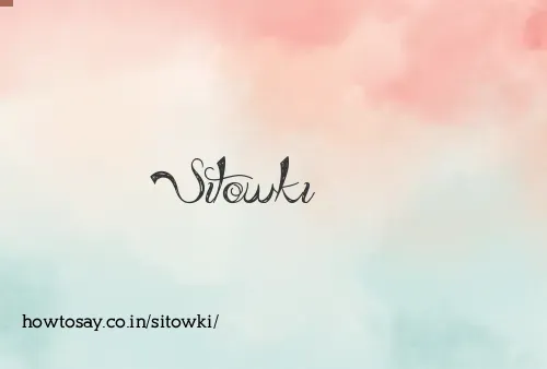 Sitowki