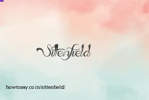 Sittenfield