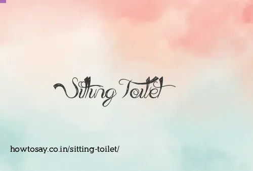 Sitting Toilet