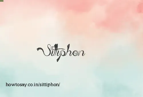 Sittiphon