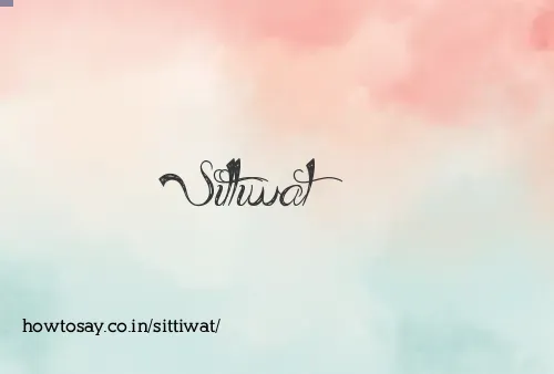 Sittiwat