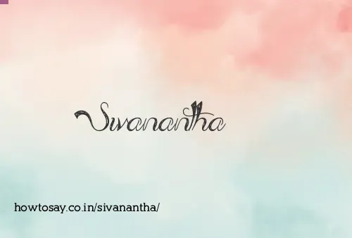 Sivanantha