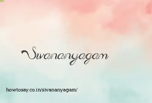 Sivananyagam