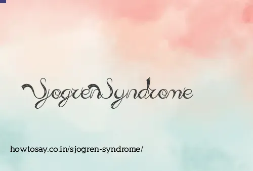 Sjogren Syndrome