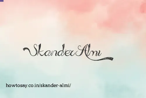 Skander Almi