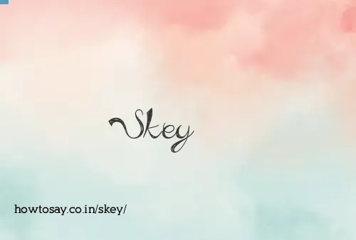 Skey