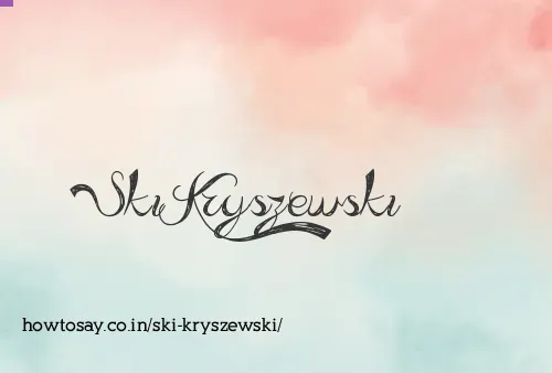 Ski Kryszewski