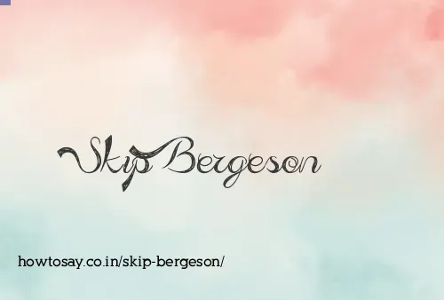 Skip Bergeson