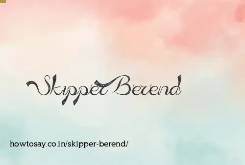 Skipper Berend