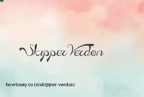 Skipper Verdon