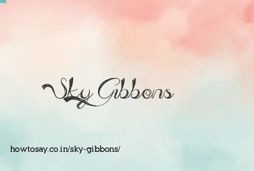 Sky Gibbons
