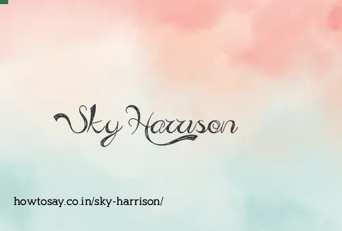 Sky Harrison