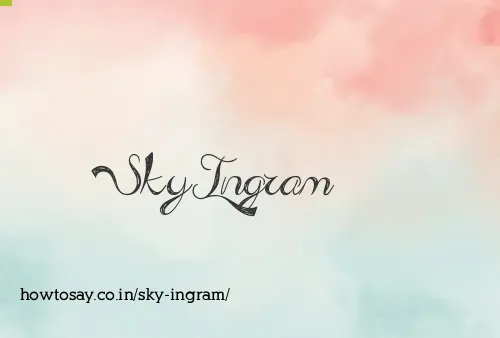 Sky Ingram