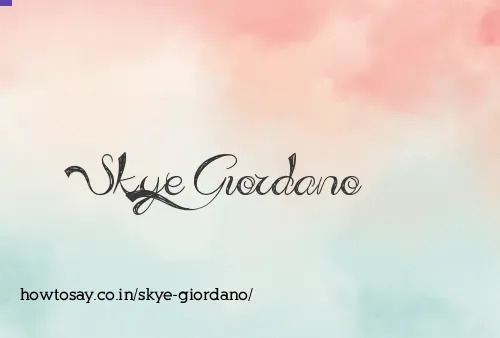 Skye Giordano
