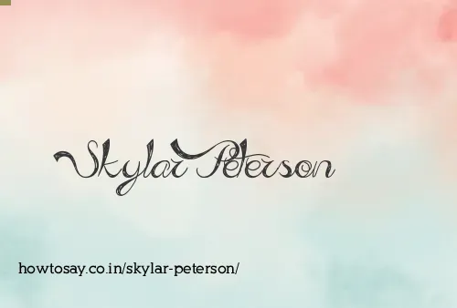 Skylar Peterson