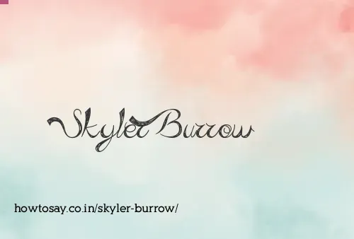 Skyler Burrow