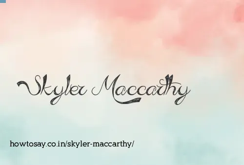 Skyler Maccarthy