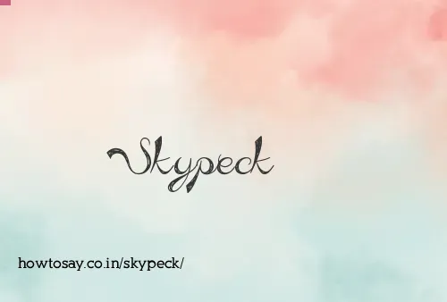 Skypeck
