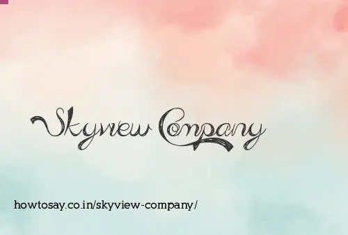 Skyview Company
