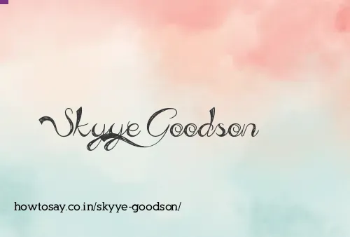 Skyye Goodson