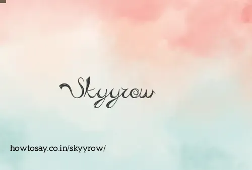 Skyyrow