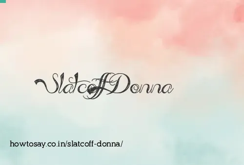 Slatcoff Donna