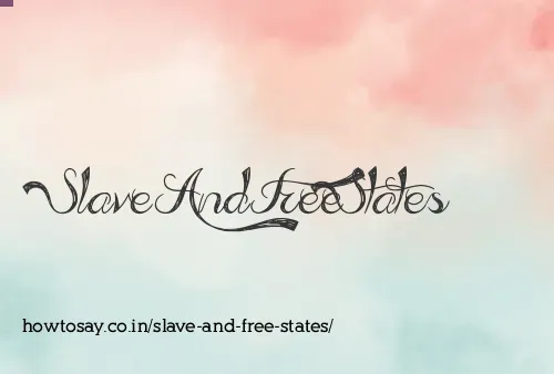 Slave And Free States
